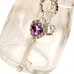 Naiste armastuse s&uuml;da Rhinestone Crown Key pikk kampsun kaelakee ehted h&otilde;be