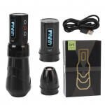 Juhtmeta t&auml;toveerimismasina pliiats, topeltpatarei, 2000 mAh RCA-muundur, p&ouml;&ouml;rlevad t&auml;toveerimiskassetid Li jaoks Black