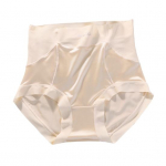 Naiste p&uuml;ksid elastsed siidised plusssuuruses k&otilde;rge v&ouml;&ouml;kohaga &otilde;mblusteta pehme hingav kokkut&otilde;mbumisvastane naiste aluspesu siser&otilde;ivad M aprikoosi