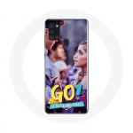 Samsung Galaxy A21S &uuml;mbris Chase Your Dreams M&iacute;a C&aacute;ceres ja &Aacute;lvaro Paz Go! Elagu sa maneera