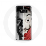 &Uuml;mbris Samsung Galaxy S8 jaoks La casa de papel Berlin Mask Split