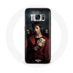 &Uuml;mbris Samsung Galaxy S6 edge La Casa De Papel Tokyo maskile