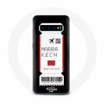 &Uuml;mbris Samsung Galaxy S10 Edge lennukipiletile Marrakech Maroko