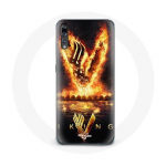 Huawei P20 Vikings Series 6. hooaja logo V tulem&otilde;&otilde;k must taustaga &uuml;mbris