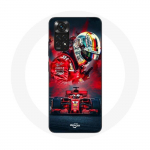 &Uuml;mbris Xiaomi Redmi Note 11 4G vormel 1 Sebastian Vettel F1 Driver Red jaoks