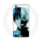 &Uuml;mbris Huawei P8 Lite Tokyo Ghoul Half Face jaoks