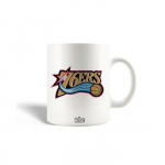 Mug en C&eacute;ramique 76ers de Philadelphie Franchise de basketball Logo Jaune