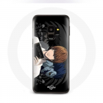 &Uuml;mbris Samsung Galaxy S9 Light Yagami Death Note Anime jaoks