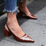 Naiste terava varbaga Pumbad Keskmised paksud kontsad Slingback Sandaalid Kingad Suvised Uued Vintage Naine Naiste Sandaalid Sussid Kingad 35 must