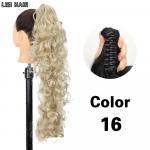 MISS WIG S&uuml;nteetilised k&uuml;&uuml;nisklambrid hobusesaba lainelised, pikad lokkis juuksepikendused, pikad parukalised juukseotsad naistele kiireks kandmiseks 50cm