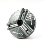 Mootorrattale HONDA CB750 Hornet 2022 2023 Tarvikud CNC esipidurivedeliku paagi korgid Mootori&otilde;li t&auml;iteava korgi kork CB 750 Oil filler cap-Grey black