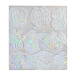 Mitmek&uuml;lgne draakoni ripatsiga silikoonvorm isetegemiseks ehete meisterdamiseks Epoksiidvaiguvormid draakonivaluvormide meisterdamiseks