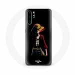 Coque pour Huawei P30 One Piece Manga Anime Luffy Fond Noir - Maniacase