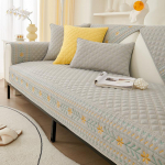 V&auml;rske diivanipadi Four Seasons universaalne puuvillane palgistiil Lihtne kate Tagumine r&auml;tikukate libisemiskindel riie Uus 70*70cm