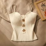 Uus prantsuse stiilis ristkootud ripats, naiste suver&otilde;ivad Seksikas ilu Camisole &otilde;huke k&otilde;rgetasemeline alumine bandeau top One Size