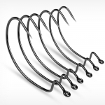 K&otilde;rge s&uuml;sinikusisaldusega terasest v&auml;ndakonks kolmnurkne hambakonks ots Pehme putukate pehme s&ouml;&ouml;t v&auml;nt &uuml;he konks Dezhou kalap&uuml;&uuml;gigrupi maantee alamkonks 50 t&uuml;kki/pakk 1/0