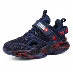 Suvised laste spordijalatsid Kamuflaažiga ultrahelivalgused ja moodsad &otilde;hku hingavad v&otilde;rkkangast t&uuml;drukute spordijalatsid 28 must/roheline