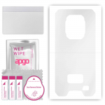 apgo Ultra Clear Protective Skin Sticker for the back compatible with Ulefone Armor 9, Wrap Film, Hydrogel Film, Flexible, Soft TPU with positioning l