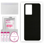 apgo Protective Skin Sticker for the back compatible with Oppo A57, Wrap Film, Foil, Vinyl - Pattern Matrix