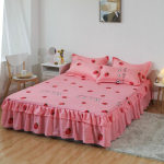 3 TK/partii voodikatte kleidikomplekt puuvillased voodilinad King-/queen-suurusega kodune libisemiskindel kate 1,5/1,8/2 m voodi Pehme voodipesu 150x200cm