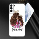 Kaunis ema ja t&uuml;tre poja telefoni&uuml;mbris iPhone'ile Samsung Galaxy Redmi Xiaomi Oppo OnePlus Note SA 7 8 9 10 11 12 13 14 20 21 22 23 53 54 Pro Ultra iPhone 6 or 6S