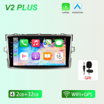 REAKOSOUND Android AUTO Toyota Verso R20 peakomplektile GPS-navigatsiooniga autoraadio multimeediavideom&auml;ngija Autoradio stereo Carplay 2+32CP+MIC
