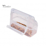 Papagoi s&ouml;&ouml;tja jootja linnutoidukast rippuv kauss, l&auml;bipaistev mahavalgumisvastane veepaak, puur Lindude tarvikud lemmiklooma plastikust toidukonteiner C