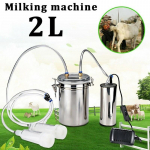 2L elektriline l&uuml;psimasin kaasaskantav roostevabast terasest l&uuml;psja lambalehmadele UK Plug