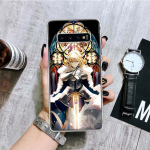 Fate Zero Stay Night Saber Telefoni&uuml;mbris Samsung Galaxy S20 FE S10 Plus S21 S22 Ultra S10E S9 S8 S7 Edge J4 + Fundas Kate Samsung S20 FE
