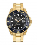 Mathey-Tissot Mathy Vintage Kuldse Tooni Roostevaba Teras Must Tihvtidega Automaatne H901ATPN 100M Meeste K&auml;ekell must
