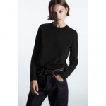 Cos Japan Heavyweight Slim Fit Long Sleeve Tee Black/XS