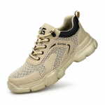 Kerged mugavad turvajalatsid meestele Naiste t&ouml;&ouml;jalatsid tossud terasest varbakingad Torkekindlad hingavad kaitsejalatsid 37