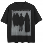 T&auml;navar&otilde;ivad Shadows Graafiline must T-s&auml;rk Puuvillane Unisex Tops Tees Suvine l&uuml;hikeste varrukatega T-s&auml;rk M must