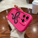 N71 Black Gold Snake Soft Angel Eyes telefoni&uuml;mbrised iPhone 15 14 12 11 Pro Max 13 mini 7 8 6S Plus XS Max XR SE p&otilde;rutuskindel kaitseraua kate for iPhone 14 Plus