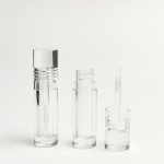 1 tk t&uuml;hi kaasaskantav 5 ml paksune v&otilde;lukepp huulel&auml;ike toru plastikust huuleglasuuri torud l&auml;bipaistev l&auml;bipaistev kosmeetika pakendikonteiner