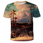 Treeni T-s&auml;rk Outdoor 3D Print T-s&auml;rk Meeste Mood T-s&auml;rgid Unisex T-s&auml;rk Meeste R&otilde;ivad Kutse T-s&auml;rgid Topid M