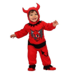 D&eacute;guisement pour b&eacute;b&eacute; diable Halloween Costume fete b&eacute;b&eacute; 6-12mois