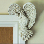 Ukseraam Inglitiivad seinaskulptuur Kaunistus Aed Kodukaunistus Salajane muinasjutt Vaigust skulptuur A-10*3.5*15cm