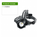 800 W LED k&otilde;ige v&otilde;imsam esituli suure v&otilde;imsusega taaslaetav &uuml;lihele pikamaa esilaterna suumiga veekindel esitule kalalatern no battery must