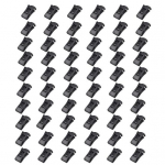 60 tk. 8MM Clothesline soki klambrid Kaasaskantav pesumasin kuivati ​​sokihoidja Mitmeotstarbeline rippuv pesupesemisklamber must