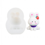 3D multikas k&uuml;&uuml;liku silikoonist painduv toiduklassi vorm savivaik keraamika kommid fondant kommid &scaron;okolaadiseebi vorm A2