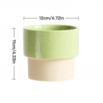 Lihtne V&auml;rviline Lillepott Sukulentide Pott Keraamiline Istutusn&otilde;u Kodu Dekor Lauakaunistused Bonsai Taimepott Aia Kaunistus roosa