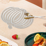 Majapidamises kasutatav Halloweeni platmaat kuumakindel, veekindel, isolatsioonimatt ja kergesti puhastatav One Size kuld