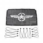 Auto esiukse p&auml;ikesevari v&otilde;rgust p&auml;ikesekaitsekate Jeep Wrangler JL JT Gladiator 2018 Up v&auml;listarvikutele, UV-kaitse