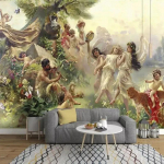 3D tapeet L&auml;&auml;ne restoran Pizza esik&uuml;ljel TV Taust Seinamaal Burgerpood Piima Teepood Kohvik Seinakaunistus 3D 200 cm(W) x 140 cm(H)