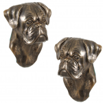 Boxer, German Boxer II - Dog statue, hanging bust, unique decoration for dog lover by Art-Dog brand