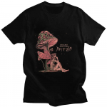 Naiste T-s&auml;rgid Melanie Martinez Portals Tour T-s&auml;rk 100% puuvillased s&auml;rgid Vintage/retro graafilised T-s&auml;rgid Esteetilised l&uuml;hikeste varrukatega S must