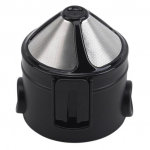 Kohvifilter Kaasaskantav roostevabast terasest tilguti kohviteehoidja lehtrikorvid Korduvkasutatav teet&otilde;mmis ja alus, kohvitilguti One Size must