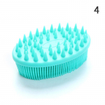 Silikoonist kehahari Baby Shower k&auml;sn kuiv massaaživanni r&auml;tik kehale Tactile brush roosa
