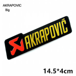AKRAPOVIC ARROW AR MIVV SC Termignoni Two Brother mootorratta alumiiniumkleebis Kuumakindel v&auml;ljalasketorude kleebis AKRAPOVIC-Long